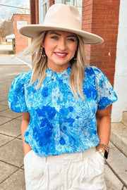 Spring Blue Blouse