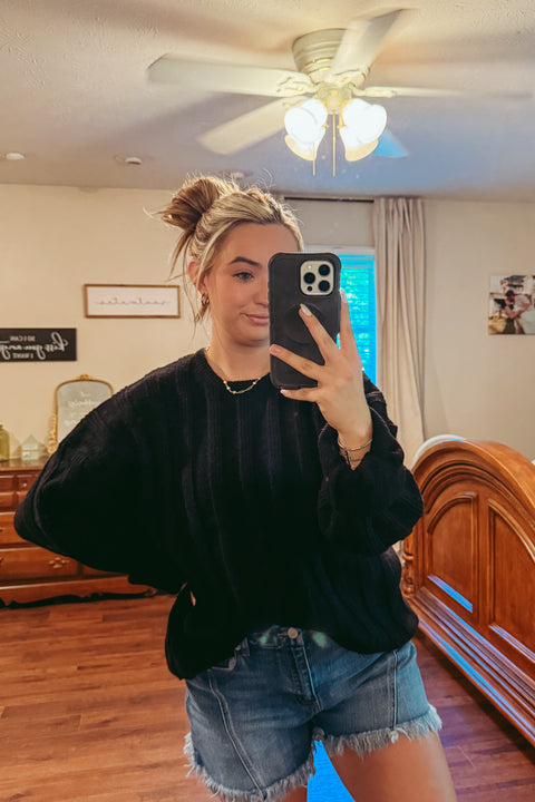 Midnight Cozy Sweater
