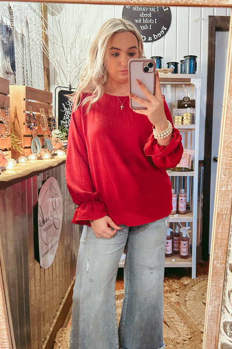 Crimson Blouse