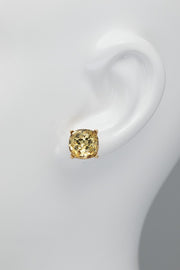 Make a Wish Glitter Stud Earrings- Gold