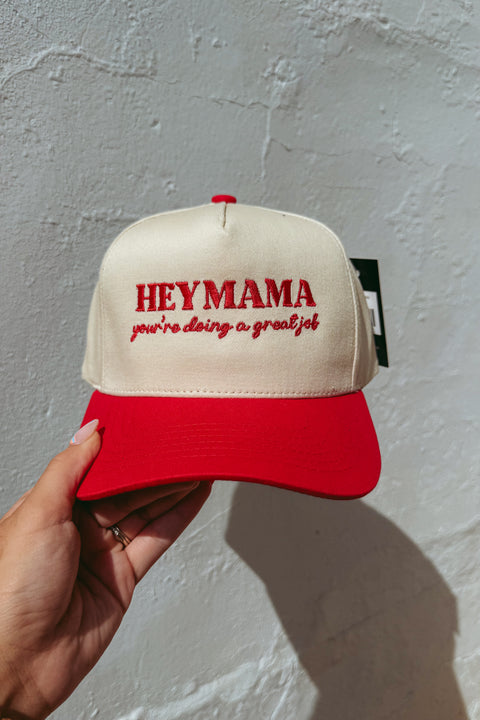Hey Mama Trucker Hat