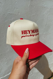 Hey Mama Trucker Hat
