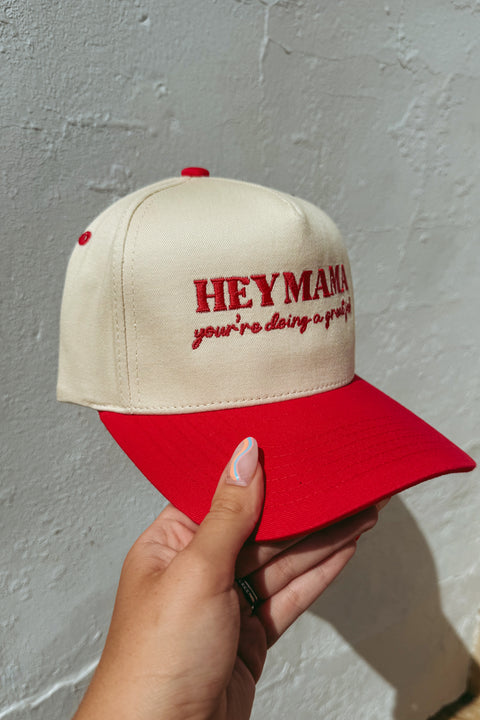 Hey Mama Trucker Hat