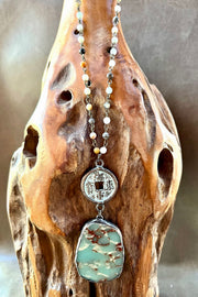 Samantha Amazonite Stone Necklace