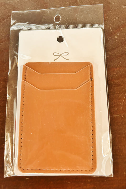 Back of phone sticky wallet