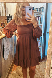 Mocha Swirl Dress