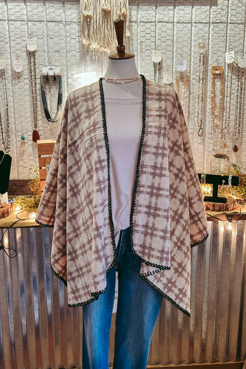 Printed Soft Poncho