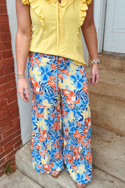 Floral Summer Flowy Pants