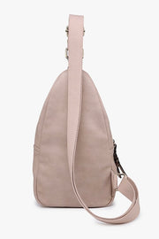 Nikki Dual Compartment Sling Bag- Sand