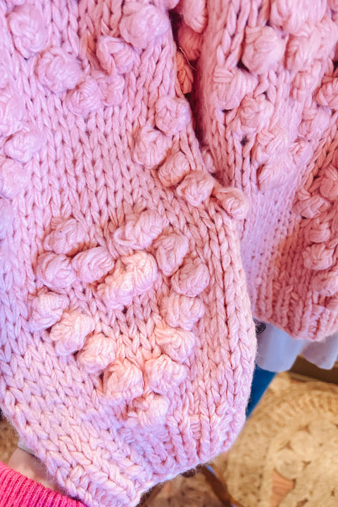 Puff Heart Cardigan