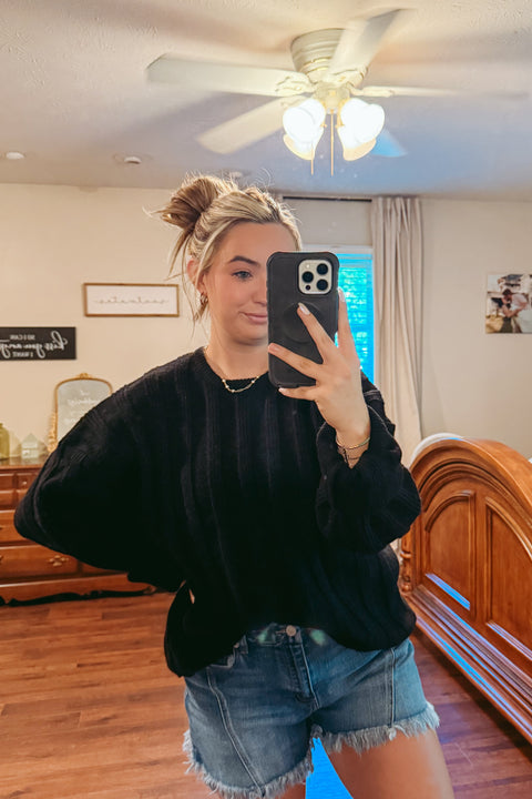 Midnight Cozy Sweater