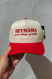 Hey Mama Trucker Hat
