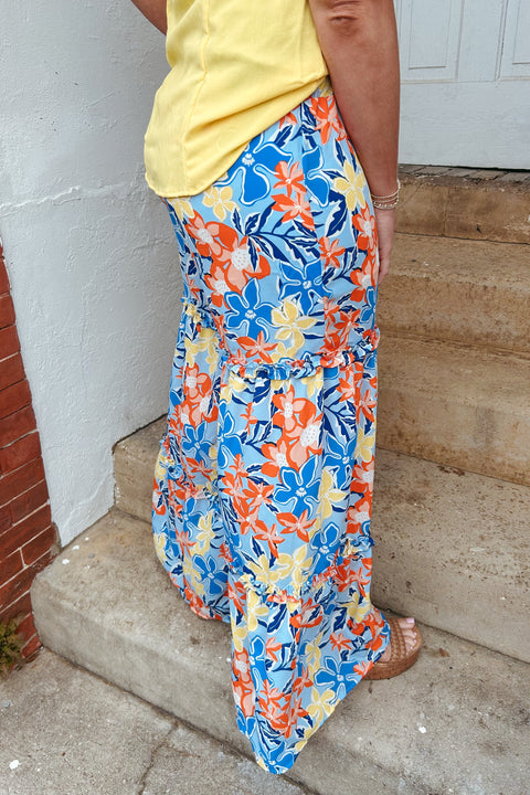 Floral Summer Flowy Pants