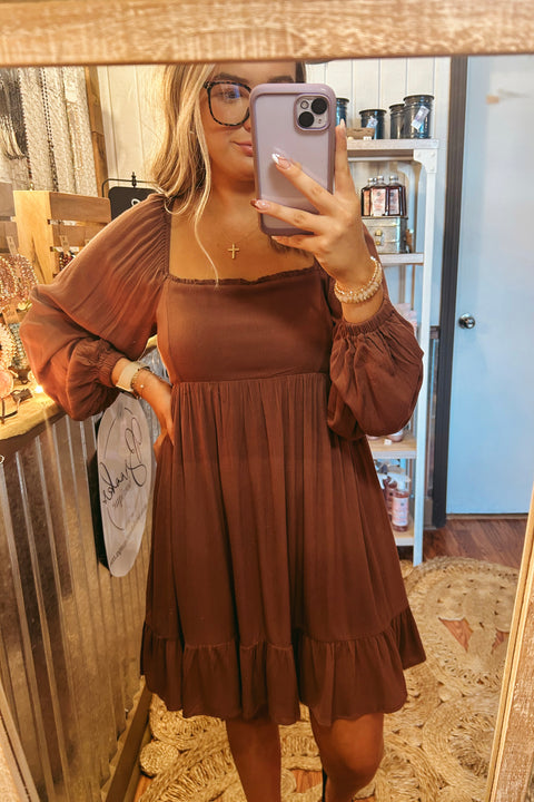 Mocha Swirl Dress