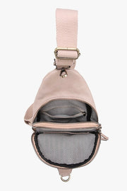 Nikki Dual Compartment Sling Bag- Sand