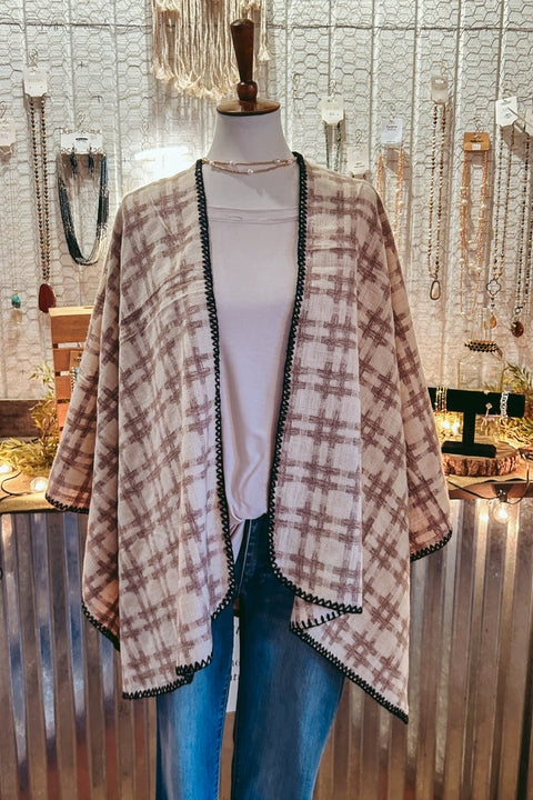 Printed Soft Poncho