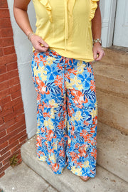 Floral Summer Flowy Pants