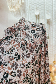 Cheetah Print Blouse