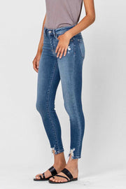 Vervet Mid-Rise Skinny Jeans- Medium Wash