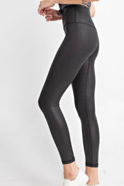 Petra Full Length Chintz Leggings- Black