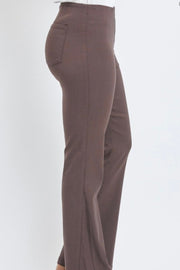 Royalty for Me Pull-On Bootcut Pants- Chocolate Brown